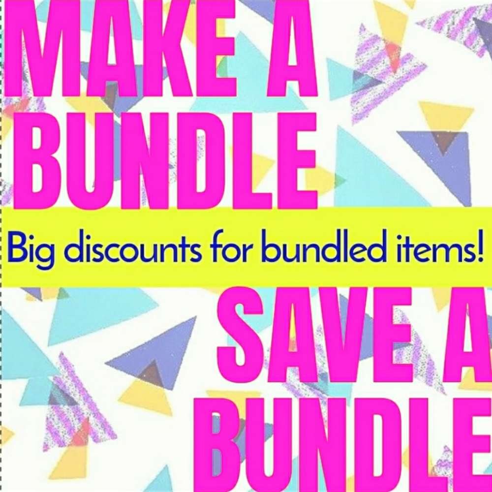 Bundles = big discounts + Offers welcome!